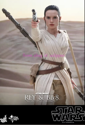 Perfect Hot Toys Mms337 1/6 Ep Vii The Force Awakens Rey & Bb-8 Set Action - Picture 6 of 12