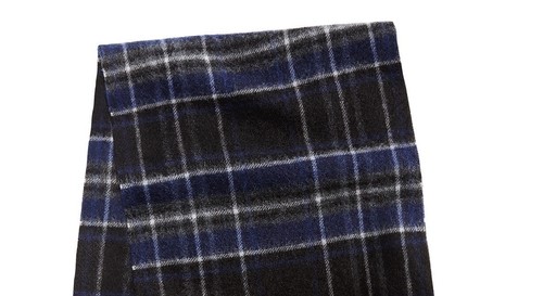 NEW CLUB ROOM NAVY 100% CASHMERE MEN'S SCARF $120 - Picture 3 of 3