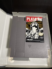 Platoon (1988, Nintendo NES) Authentic Cart + Bonus NICE!
