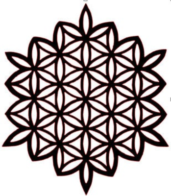 Reusable stencil wall art decor decal sacred geometry ...