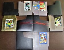 AUTHENTIC NES Game LOT of 5 - SKATE - QUATTRO - GRADIUS - BURGERTIME - DRAGON