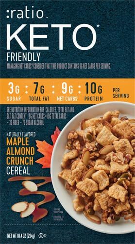 Verhältnis Ahorn Mandel Crunch Cerealien, 10 g Protein, ketofreundlich, 10,4 OZ - Bild 2 von 14