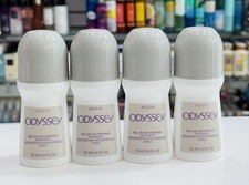 AVON ODYSSEY ROLL-ON DEODORANT  4 VALUE PACK  2.6OZ EACH