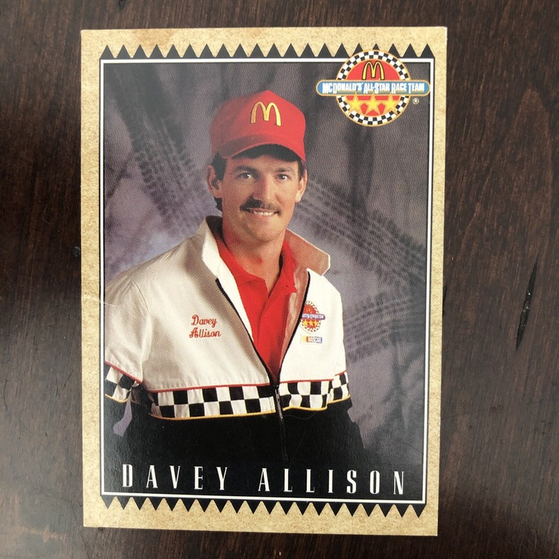 Davey Allison 1992 Maxx McDonald's All-Star Race Team #3 Trading Card