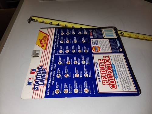 Barry Bonds Pittsburgh Pirates Starting Lineup Figure with Card & Poster 1992 - Picture 16 of 22