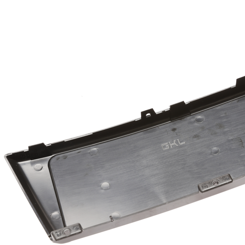 FOR AUDI A3 8P FRONT BUMPER NUMBER PLATE BACKING PIANO BLACK 8P4807285G - Picture 2 of 5