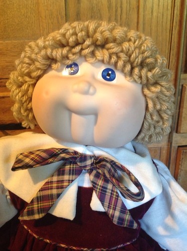Cabbage Patch Kid 1986, vintage, Della Francis, cabeza de porcelana, manos. Sin caja, - Imagen 2 de 12