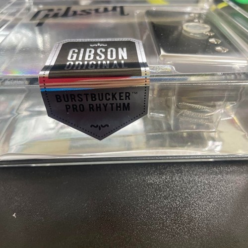 Unopened Gibson Burstbucker Neck Nickel Cover - Picture 2 of 4