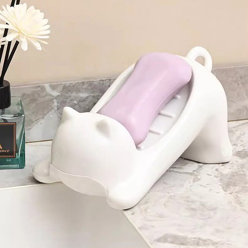 Self Draining Soap With Function Cute Plastic Soap Slip Soap Bar Holder Easy To - Picture 5 of 10