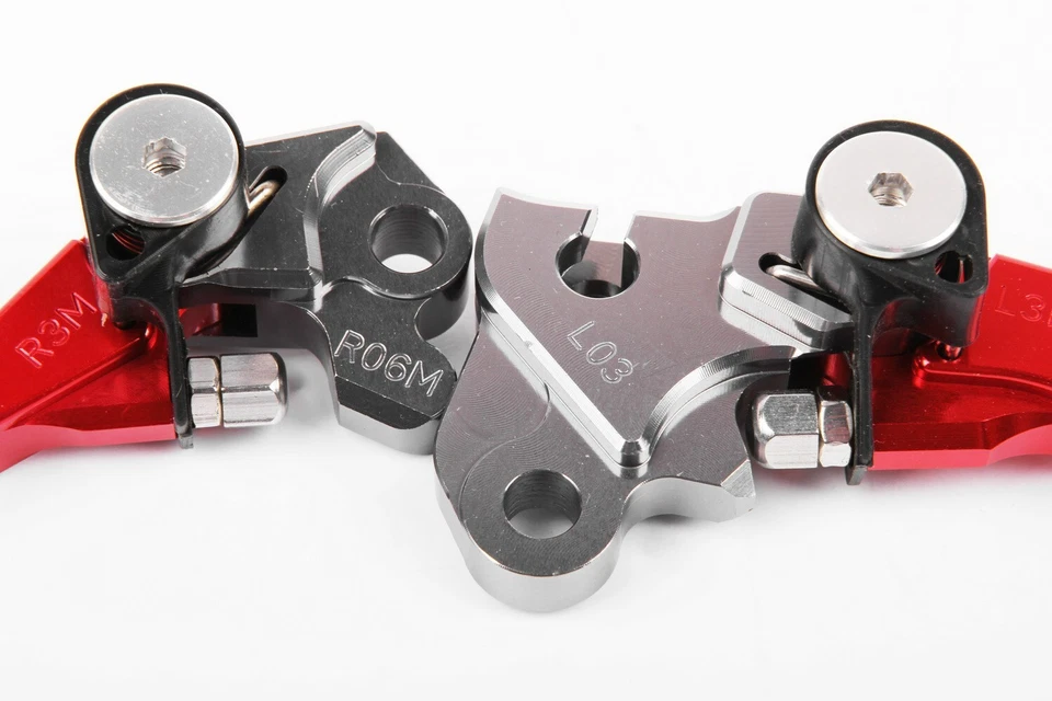 For HONDA CRF150F CRF230F 2003-2017 Clutch Brake Levers CNC Pivot Red US CRF250F - Imagem 2 de 4