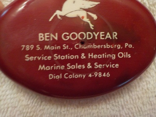 VINTAGE COIN PURSE BEN GOODYEAR SERVICE STATION CHAMBERSBURG PA. - Picture 3 of 3