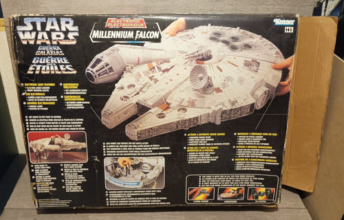 Star Wars Poder de la Fuerza Halcón Milenario En Caja Luces de Trabajo Sonidos 1995 - Imagen 20 de 22