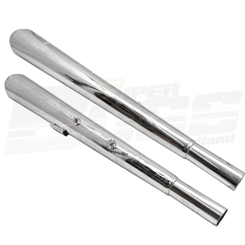 Silenciador de escape para HONDA CB175K4 K5 K6 K7 R+L ***Estilo PT*** Foto 2 de 4