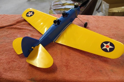 Cox, "PT-19 Flight Trainer" Vintage Controline Gas Powered Plane - Picture 5 of 9