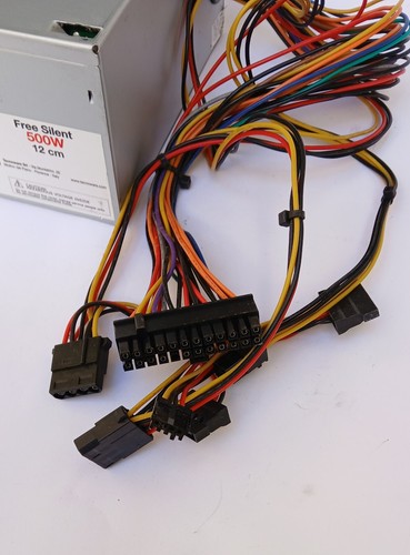 ATX Netzteil für Desktop PC 500W verschiedene Marken getestet und funktionsfähig - Bild 4 von 4