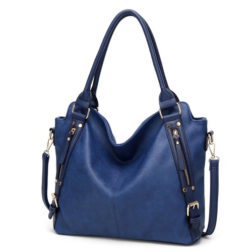 Womens Vintage Tote Bag Large Handbag Faux Leather Crossbody Shoulder Bag Purse
