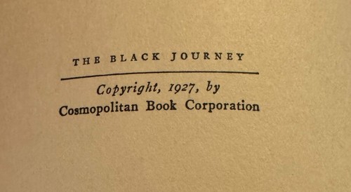 THE BLACK JOURNEY -Georges Marie Haardt -First Edition -1927- Rare! - Picture 5 of 21