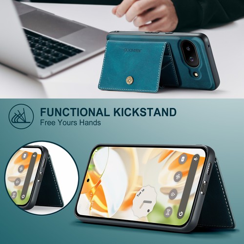Magnetic Detachable PU Leather Kickstand Wallet Phone Case For Google Pixel 9A - Picture 31 of 42