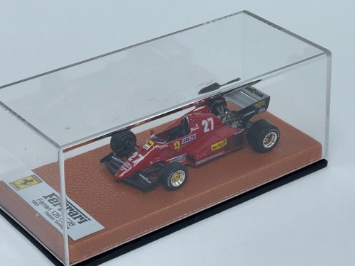 1/43 Ferrari 126 C2 B from 1983 F1 Season of Patrick Tambay Leather base JPN14 - Picture 6 of 7
