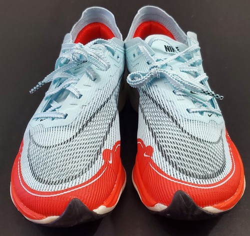 Nike Zoomx Vaporfly Next% 2, Glacier Blue/Black-Chile Red, Size 6.5 (CU4111 400) - Picture 10 of 12