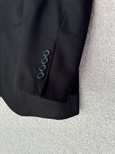 Geoffrey Beene Blazer mens 40 Regular Black Sports Coat Jacket - Picture 5 of 12