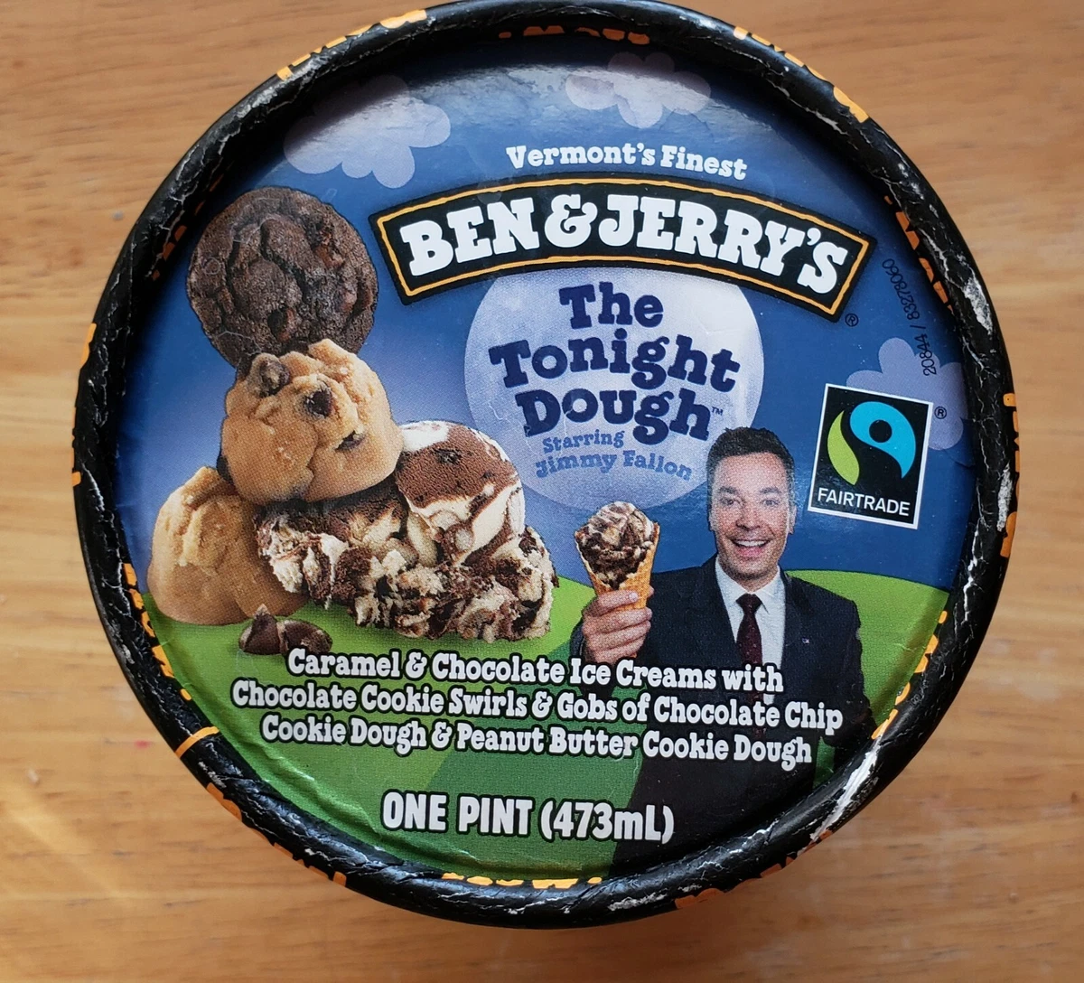 Ben Jerry s NEW The Tonight Dough Starring Jimmy Fallon Container Clean
