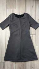 NWOT Banana Republic Fit & Flare Textured Gray Dress, Sz 2