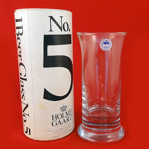 HOLMEGAARD No. 5 Aquavit 4321806 NEW NEVER USED 3.75" tall made in Denmark - Picture 1 of 2