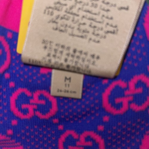 Calze techno Gucci x Adidas GG logo jacquard taglia M nuove con etichette autentiche - Foto 6 di 6