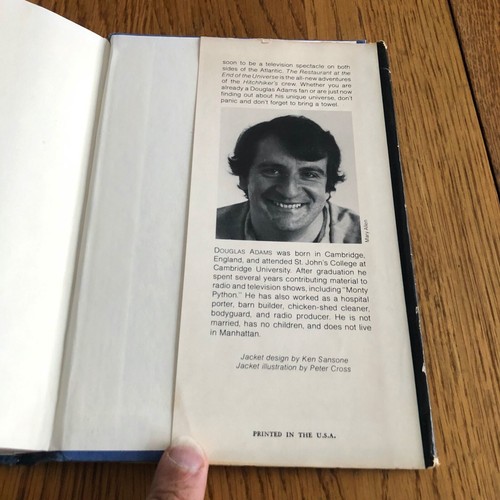 The Restaurant At The End Of The Universe by Douglas Adams Hardcover 1980 BCE - Picture 16 of 18