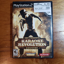 Karaoke Revolution: Country, 2006, PS2, Playstation 2 - CIB Complete in Box