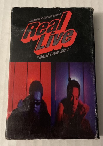 Real Live Real Live Sh-t Audio Cassette Tape Single 1995 K-Def Larry O - Picture 2 of 8