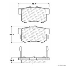 Front Disc Brake Pad for ILX, Civic, CR-Z, SX4, SX4 Crossover+More (102.05370)