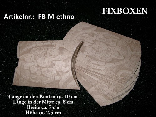 250 Fixboxen in div. Größen Faltschachteln Schmuck Etui Geschenk Fix Box - Bild 3 von 19