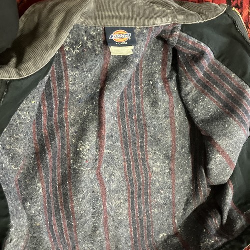 Vintage Dickies Detroit Style Jacket Wax Canvas Xl Black 90s - Picture 4 of 8