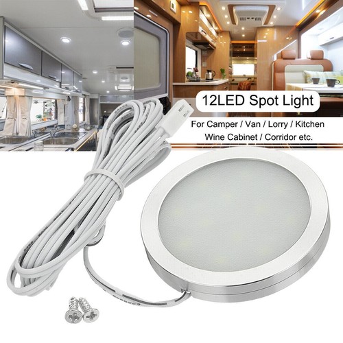 12 focos LED interiores para VW T4 T5 cámper furgoneta caravana autocaravana luz 12V - Imagen 7 de 8
