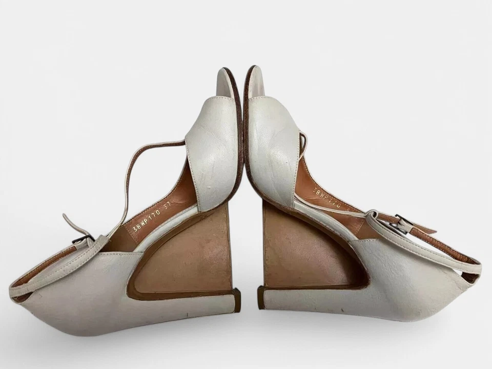 Hermosos e interesantes zapatos blancos Maison Martin Margiela US 6/ UK 4/ EU 37 Foto 4 de 4