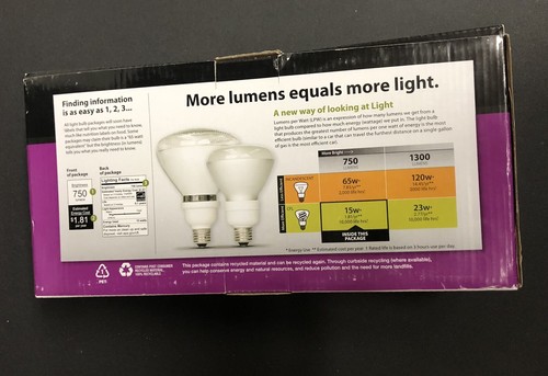 Feit R30 Reflector Conserv Energy 65W Replacement Light Bulbs 4-Pack #440076 NEW - Picture 2 of 2