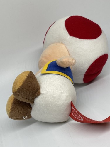 Super Mario Bros Toad 8" Plush Super Nintendo World Universal Studios Hollywood - Picture 5 of 7