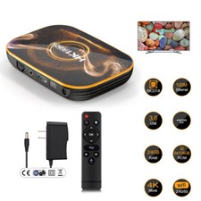 Smart TV BOX HK1 Android 11.0 Quad Core 4G 128G 4K 5G WIFI Media Player Streamer