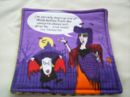 Handgefertigte Untersetzer Halloween Maxine - Bild 5 von 7