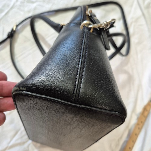 KATE SPADE GROVE STREET CARLI LEATHER CROSSBODY MEDIUM SATCHEL BLACK - Picture 4 of 23