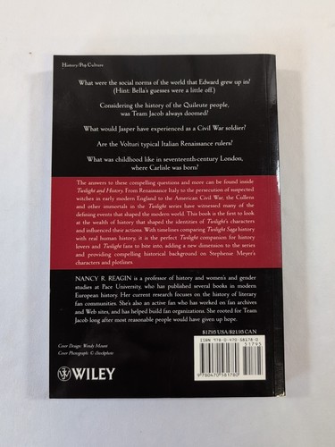 Twilight and History (Wiley Pop Culture and History Series) by Reagin, Nancy R. - Picture 2 of 3