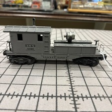 LIONEL POSTWAR 2420 DL&W DIECAST FRAME SEARCHLIGHT WORK CABOOSE EXCELLENT DARK G