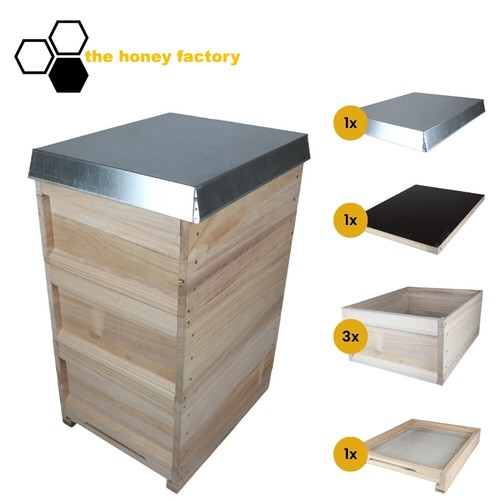 Zander Liebig Bienenbeute SET Paulownia Holz "DIE TRADITIONELLE" Bausatz Imkerei - Bild 1 von 3