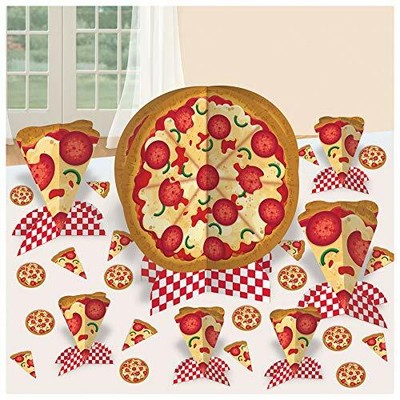 Pizza Party Table Centerpiece Room Decoration Game Celebration