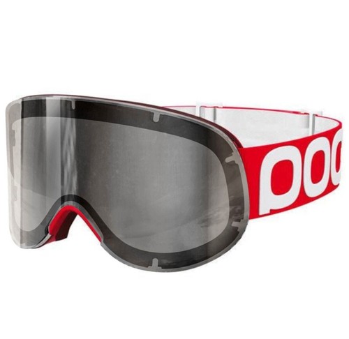 New POC Lid lobes Goggle lens Lid Bohrium Lead Red Persimmon Silver Mirror Lens - Picture 2 of 10