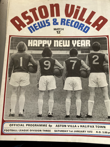 Aston Villa HOME & AWAY programmes 1971/72 3rd Division League & Cup & Youth Cup - Picture 54 of 107