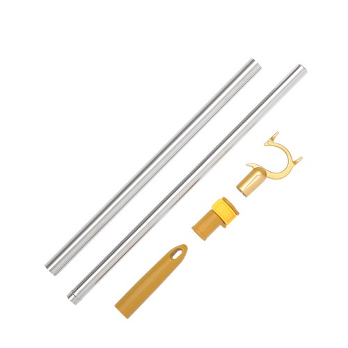 Clothes Rail Clothesline Sticks for Home Retractable Reach Closet Household - Picture 4 of 12