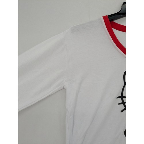 Hello Kitty Apple Skimmer Long-Sleeve Pajama Top Pullover Kawaii Women Size S - Picture 6 of 9